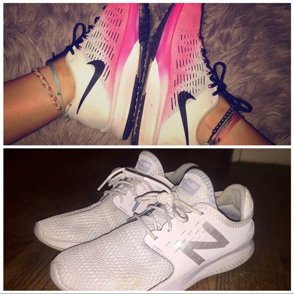 Nike Zoom elite 3 and new balance sneakers